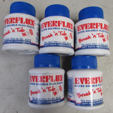Everflux ERBNT125 5oz Water Soluble Flux Paste, Brush 'n Tab Bottles - Lot of 5 picture