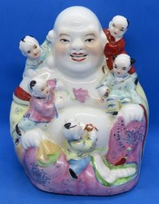 Chinese Cantonese vintage Art Deco antique Buddha figurine ornament picture