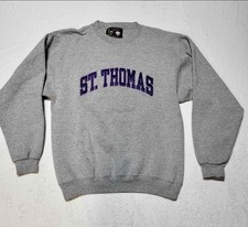 Vintage University St Thomas 90's size M Medium crew neck sweatshirt Tommies picture