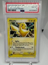 2003 POKEMON BLACK STAR PROMO PIKACHU-HOLO 012 PSA 8 picture