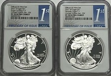 2021 S & W $1 NGC PF70 Ultra Cameo Limited Edition Set Proof Silver Eagle FDI picture