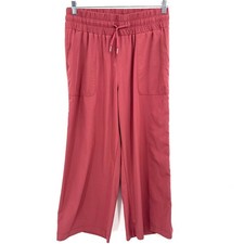 Mondetta wide leg activewear pants mauve athleisure outdoor gorpcore cropped L picture