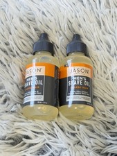 New JASON Men's Smoothing Slick Barber Shave Oil Lube Softens Coarse Hair 2oz  picture