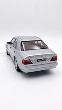 Mercedes-Benz W124 E500 AMG Diecast Model Car 1:24 Silver Sedan Display  picture