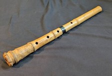 Japanese Bamboo Shakuhachi 1.8 Shaku 54.5cm 2 Piece Nakatsugi 5 Hole Root End picture