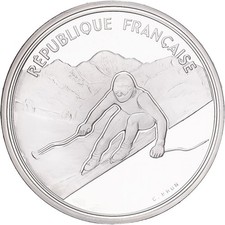 [#1117510] Coin, France, Albertville 1992, 100 Francs, 1989, Paris, MS, Sil, ver picture