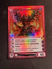 Chaor - Ultra Rare - Chaotic Card - Dawn of Perim - Great Condition picture
