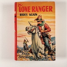 Vintage The Lone Ranger Rides Again 1943 by Fran Striker HC DJ Grosset & Dunlap picture