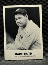 1983 Renata Galasso TCMA  All-Star BABE RUTH Card #193 New York Yankees picture