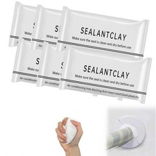 2026 Upgraded Moldable Sealant Clay, Faster Drying - 6-Pack white picture