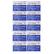 Emergency Mylar Thermal Blankets (Pack of 10), New, Large picture