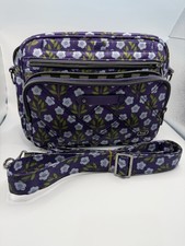 Lug Classic Zip Crossbody with Charm Bar - Carousel XL EUC Primrose Purple picture
