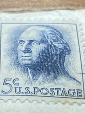 1962-1966 George Washington US 5c Postage Stamp picture