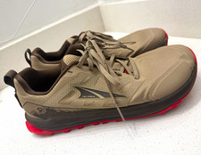 Altra Lone Peak 9 Men’s 10 Trail Running Shoes Khaki Red AL0A85PG990 picture