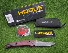 Hogue Mysto ABLE Lock Manual Folder Knife (Fire) Richlite 3.4