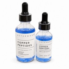 2 Pack Bundle Asterwood Copper Peptides Serum 2 oz & 1 oz Hyaluronic Acid picture