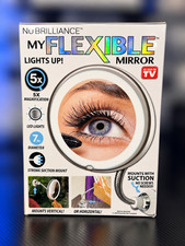 MY FLEXIBLE MIRROR 10X MAGNIFICATION 7” MAKE UP ROUND VANITY FLEXIBLE MIRROR picture