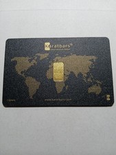 Karatbars International 1 Gram 999.9 Fine GOLD By Nadir Bullion Assay Card #711 picture