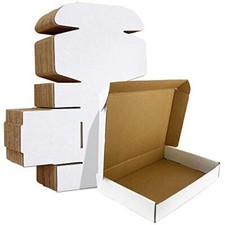 HORLIMER 11x8x2 inches Shipping Boxes Set of 25,  Assorted Sizes , Colors  picture