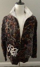 Vintage Roca Wear Embroidered White Lining Authentic Jacket Size L picture