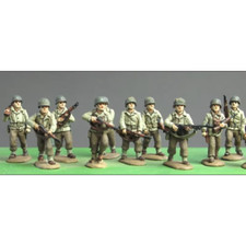 1/72 Resin Figure WWII US Infantry squad, Walking 12 Figures Unpainted picture