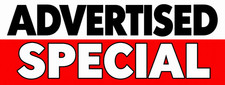 3ft x 8ft ADVERTISED SPECIAL  Vinyl Banner- New-Free Shipping 1 picture