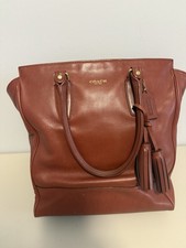 Coach Legacy Leather Tanner Tote Bag 19924 Cognac Brown Leather picture