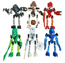 Your Choice Bionicle LEGO Toa Mata Tahu Kopaka Lewa Gali Onua Pohatu complete picture
