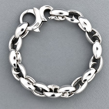 Stephen Webster Thorn Link Bracelet Sterling Silver 925 13mm 7.75” 101g Hallmark picture