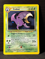 Pokémon TCG Crobat 4/64 Holo Rare Neo Revelation Unlimited English 2000 90 HP picture