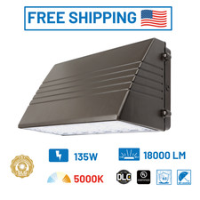 135W LED Full Cutoff Wall Pack 18000 Lm 5000K Outdoor Security Dark Bronze SLG picture