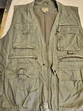 Cabela’s Safari Series Vented Fishing Hunting Outdoors Utility Vest Men's Sz 2XL picture