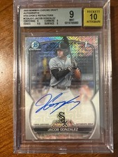 2023 Bowman Draft - Chrome Prospect Autographs Jacob Gonzalez #CDA-JGO Choice picture