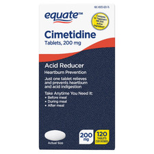 Equate Cimetidine 200mg Acid Reducer 120ct Compare to Tagamet HB 200 Ingredient picture