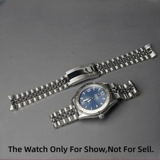 For ORIENT Mako 40 Solid End 20mm Silver Steel Juiblee Watchband Bracelet Strap picture