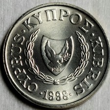 Cyprus  -  Cent - 1998 - KM#53.3 - Uncirculated Coin picture