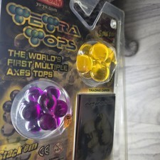 Duncan Tetra Tops Icosahedron & Octahedron Set Sealed Vintage Amber Purple picture