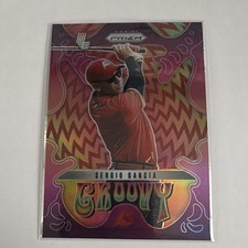 2025 Panini Prizm Liv Golf - Groovy Sergio Garcia #10 Red Prizm /125 picture