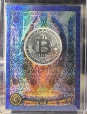 2025 Cardsmiths Currency S5 #1 Bitcoin Blue Sapphire Gemstone 2/5 SSP RARE picture
