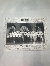 1995 East West Shrine Football Classic West Team Signed Autographed Photo picture