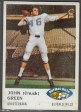 1961 Fleer #133 John Green (RC) (VG-VGEX) Buffalo Bills picture