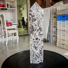 7.04LB Polishing and repairing of natural sphalerite crystal columns 3200g picture