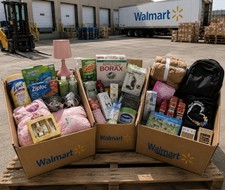 walmart shelf pulls assorted cleaning supplies & quirky lot picture