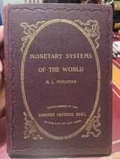 ANTIQUE 1895 BANKING-MONETARY SYSTEMS of the WORLD-MAURICE MUHLEMAN-COMPLETE picture