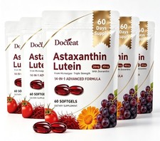 14-in-1 Astaxanthin 24mg & Lutein 40mg with Zeaxanthin Supplements US 1-5 pack picture