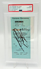 2003 Tony Stewart Signed Pocono 500 Winning Race Ticket PSA/DNA Authentic picture