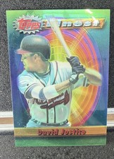 1994 Topps Superstar Sampler - Topps Finest David Justice #233 picture