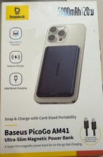 BASEUS PicoGo AM41 Ultra Slim Magnetic Power Bank 5000mAh 20W NEW picture