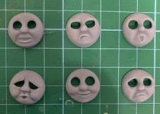 Custom HO/OO Bachmann Thomas & Friends Thomas Magnetic Faces Set of Six picture