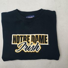 Vintage Notre Dame Fighting Irish Sweatshirt Mens 2XL Blue Team Edition Football picture